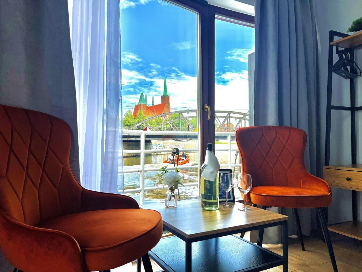 Great Polonia River Boat Apartments Breslavia Esterno foto