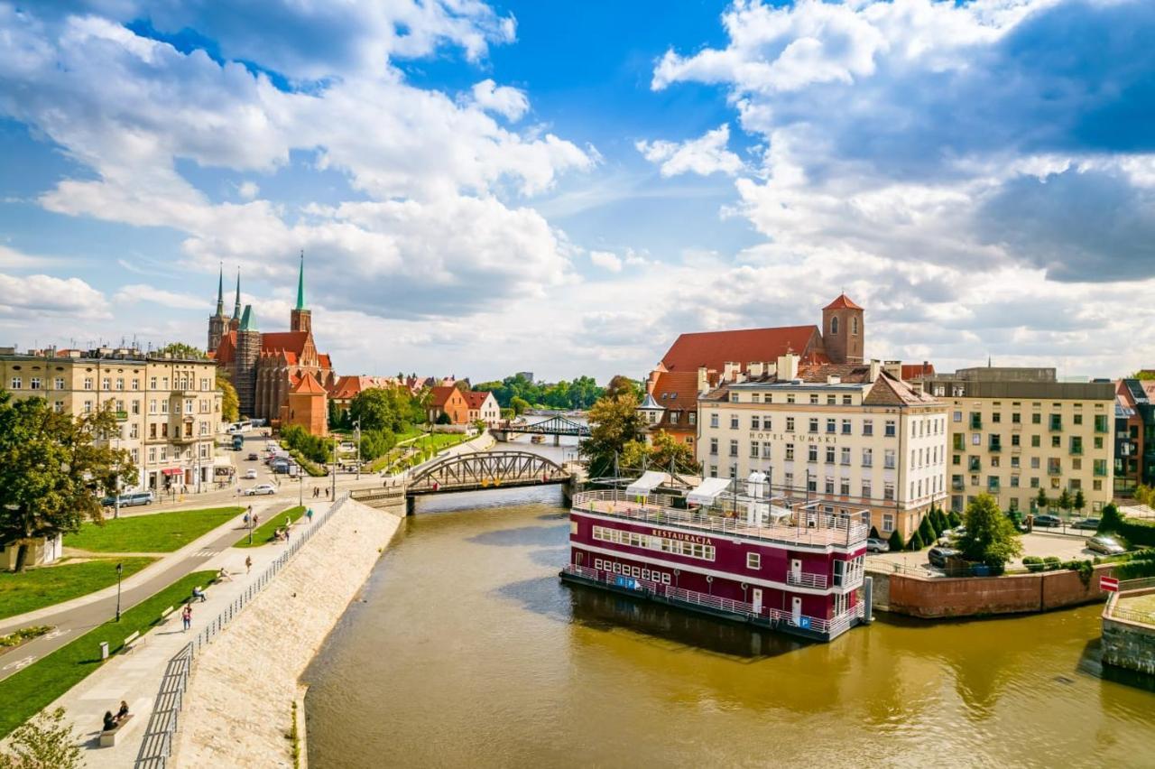 Great Polonia River Boat Apartments Breslavia Esterno foto