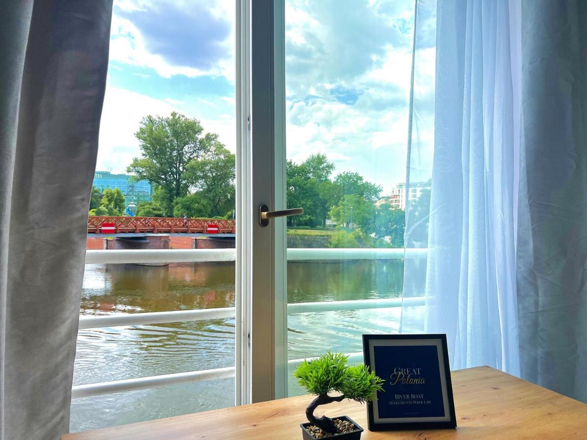 Great Polonia River Boat Apartments Breslavia Esterno foto