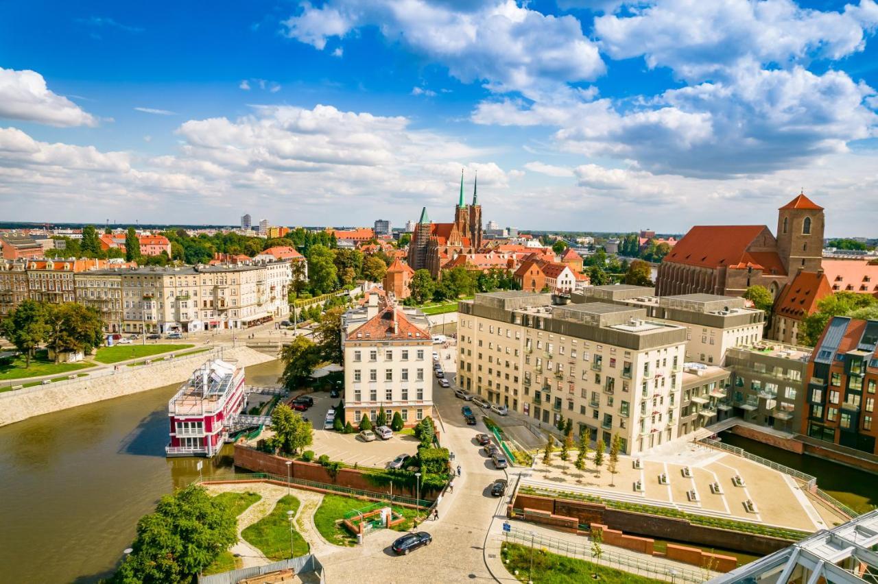 Great Polonia River Boat Apartments Breslavia Esterno foto