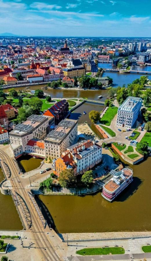Great Polonia River Boat Apartments Breslavia Esterno foto