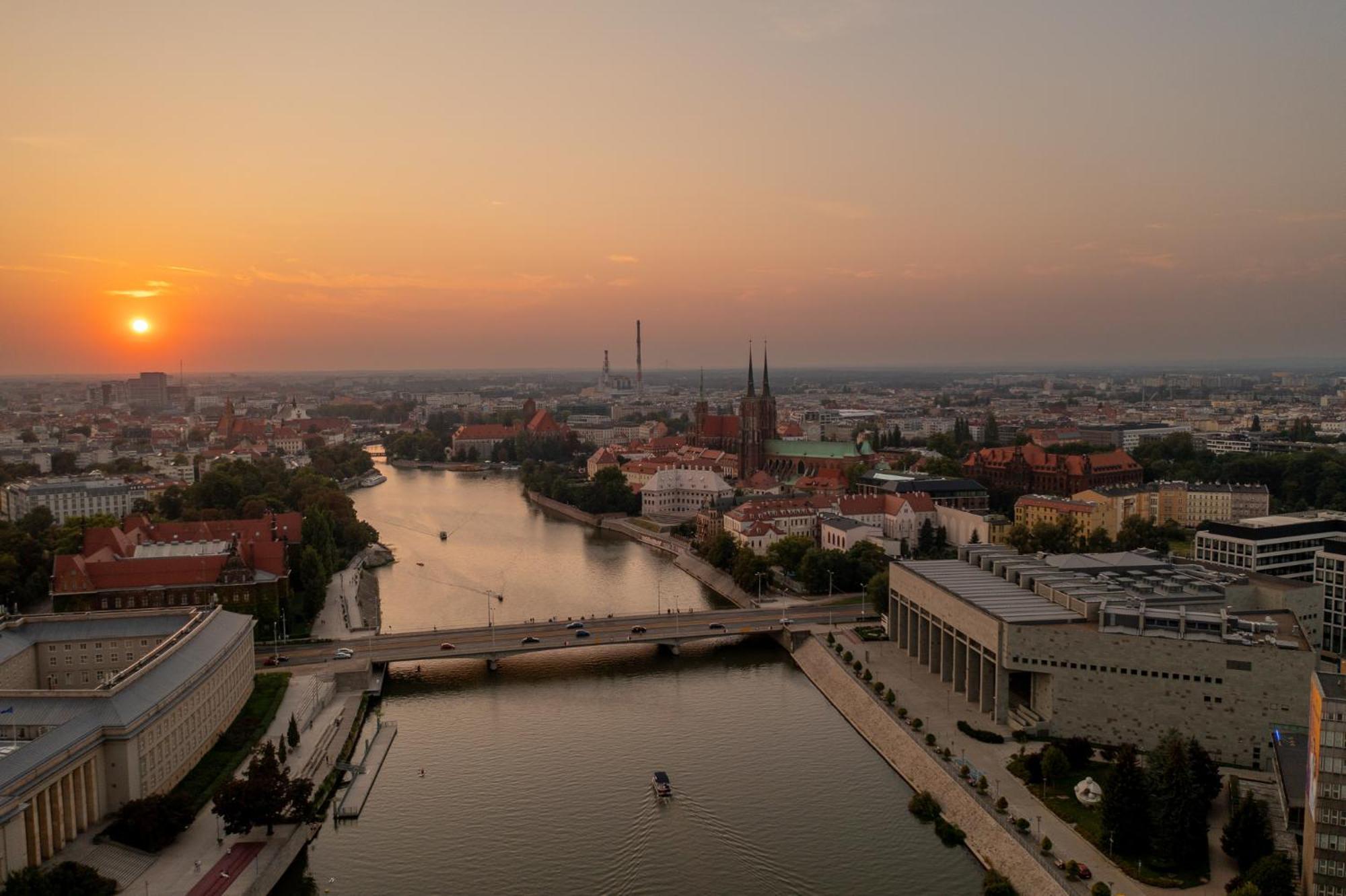Great Polonia River Boat Apartments Breslavia Esterno foto
