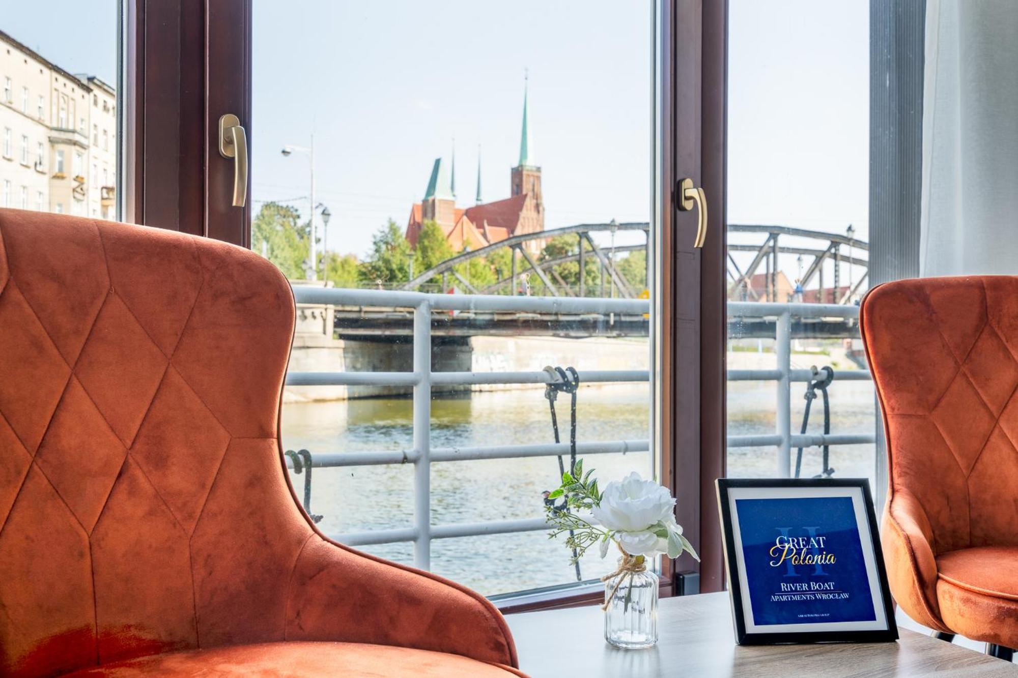 Great Polonia River Boat Apartments Breslavia Esterno foto